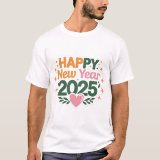 Iniciar o ano de 2025 em Camisa Básica Masculina d