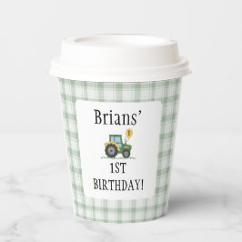 Inicie As Copas De Papel Trator Square