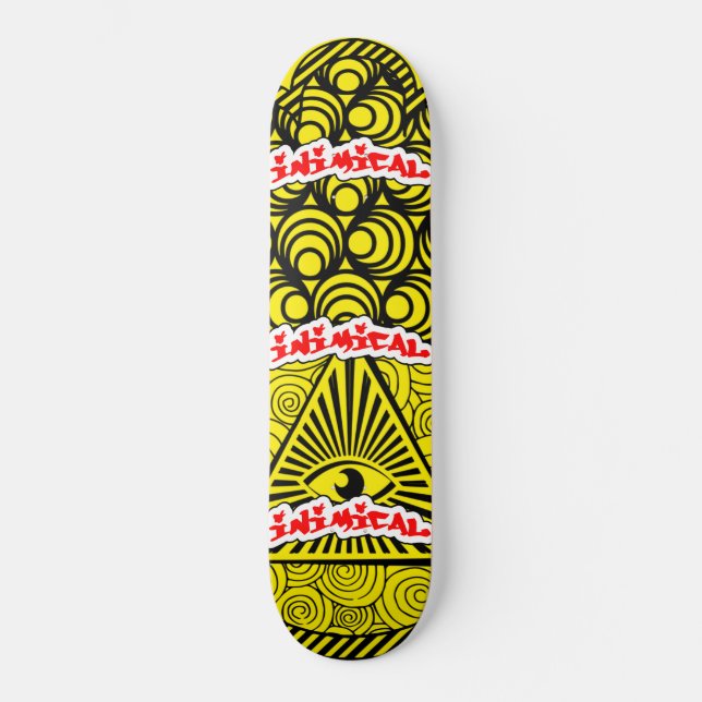Inimic Hamsa Eye Skateboard (Frente)