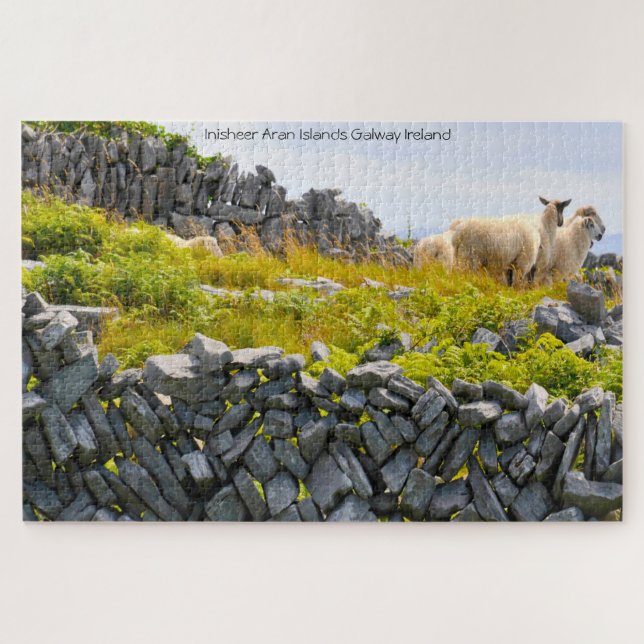 Inisheer Ilhas Aran Galway Irlanda. Quebra-cabeça (Horizontal)