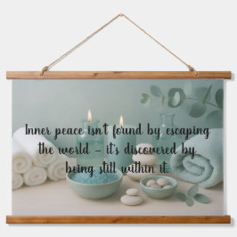 Inner peace isn't found by escaping the world
