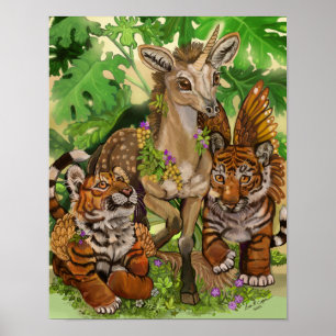 "Innocência do novo" unicórnio Poster