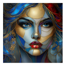 Innocência Radiante - Estilo de Vidro Estacionado