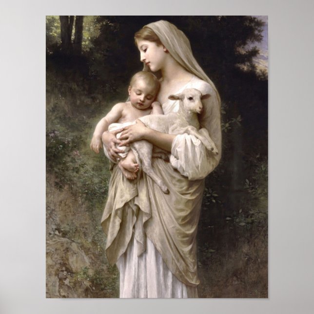 Inocência de William Bouguereau Impressão (Frente)