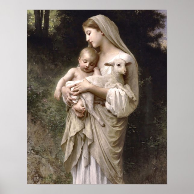Inocência de William Bouguereau Impressão (Frente)