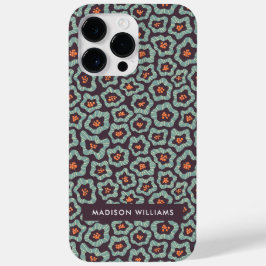 Inscrição editável Flores Mínimo de Case Mate