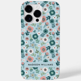 Inscrição editável Flores Mínimo de Case Mate