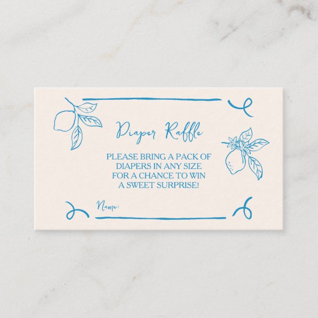 Inserção da Fralda de Chá de fraldas de Limão Dese (Frente)