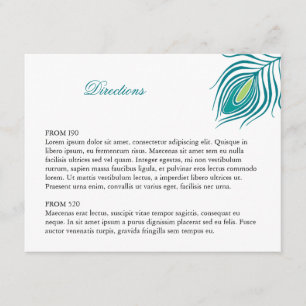 Inserção da pena do pavão