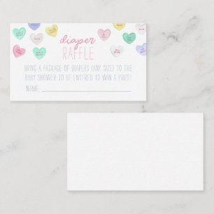 Inserção da Placa Raffle da Fralda Swetheart