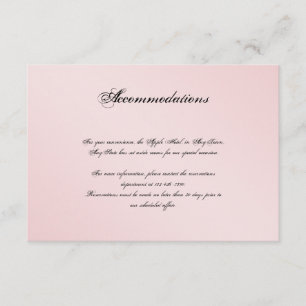 Inserção de Casamento de Elegância Rosa-Blush