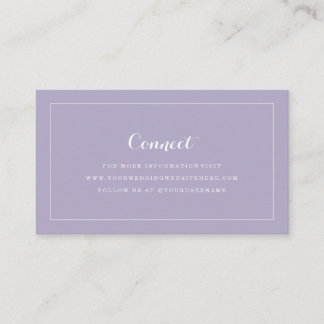 Inserção de Casamento de lavanda
