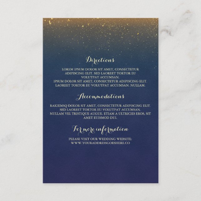 Inserção de Casamento do Marinho de Vintage com Gl (Frente)