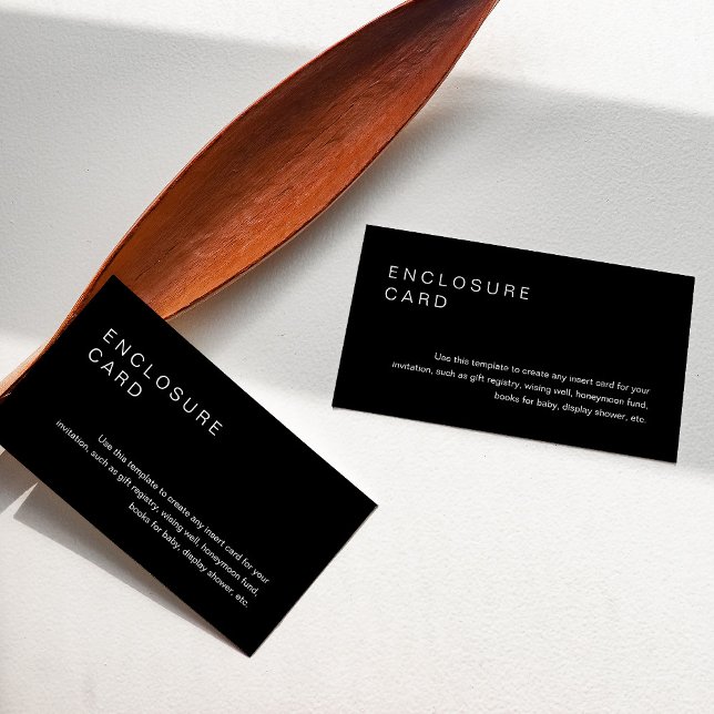 Inserção de Convite à Placa de Gabinete Minimalist (Criador carregado)