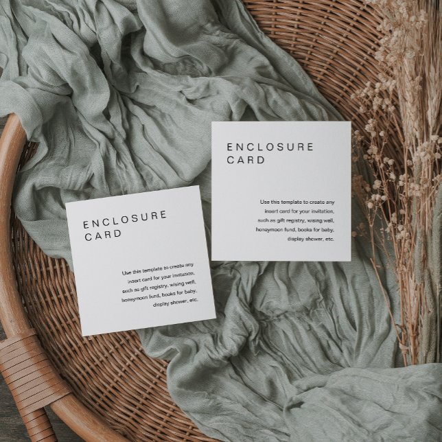 Inserção de Convite à Placa de Gabinete Minimalist (Criador carregado)