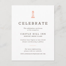 Inserção de farol para Casamento de Praia Náutica