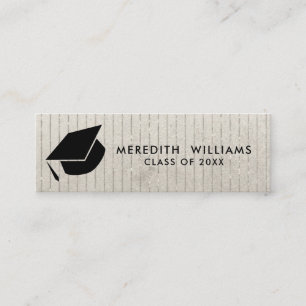 Inserção de Graduação do Boné com Glitter Striped