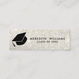 Inserção de Graduação do Boné de Formando branco d