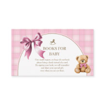Inserção de Livros de Ursinho Teddy Rosa Xadrez pa