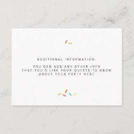 Inserção de pulverizador de bebê doce