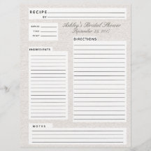 Inserção de Receita de Linen Rústico para Chás de