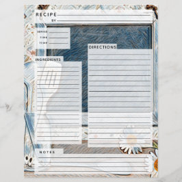 Inserção de receita de quebra-cabeça do país rustí