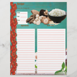 Inserção de Receita de Tela de Arroz