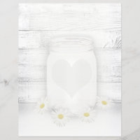 Inserção de Receita Mason Jar do Livro de Escritór