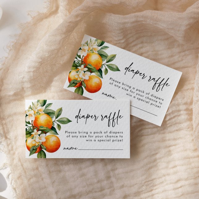 Inserção de Rifa de Fraldas Little Cutie Laranja C (Criador carregado)