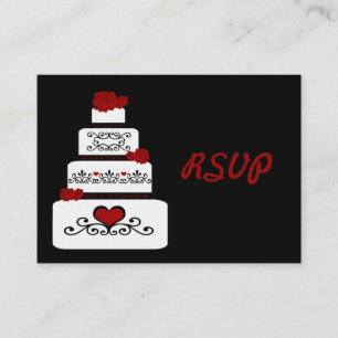 Inserção de RSVP para Bolo de Casamento