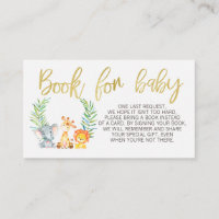 Inserção de solicitação de livro de animais selvag