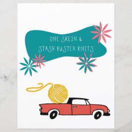 Inserção do Binder de Padrão de Knitting de Página