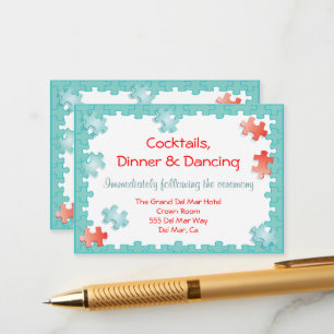 Inserção do cartão do cerco da recepção do