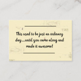 Inserção do cartão - Mensagem de aniversário - Sem