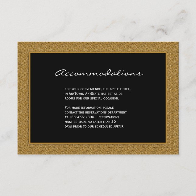 Inserção do Casamento de Destaque de Rolagem Preta (Frente)
