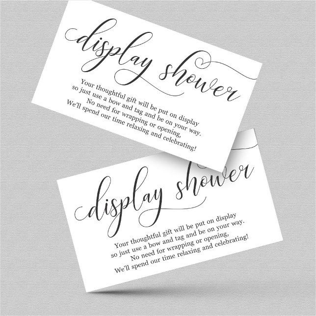 Inserção do Chá de Exibição Elegante para Convite (Criador carregado)