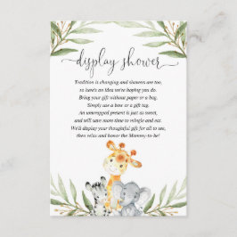 Inserção do chá de exibição neutro em relação ao g