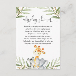 Inserção do chá de exibição neutro em relação ao g