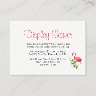 Inserção do Chá de fraldas de Exibição Tropical Fl