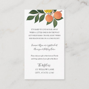 Inserção do chá de fraldas de longa distância Citr