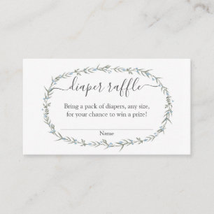 Inserção do chá de fraldas Raffle fralda boêmico