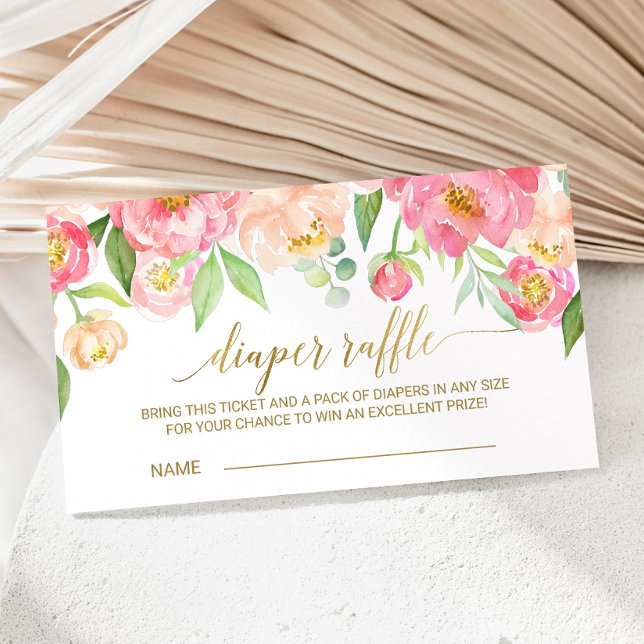 Inserção do Convite de Raffle para Fralda de Pêoni (Criador carregado)