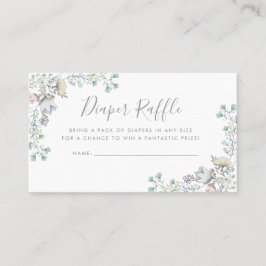 Inserção do convite do chá de fraldas do Raffle |