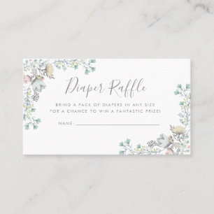 Inserção do convite do chá de fraldas do Raffle