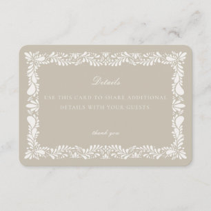 Inserção do Convite para Detalhes do Azulejo Talav