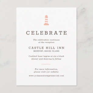 Inserção do farol para o casamento de praia