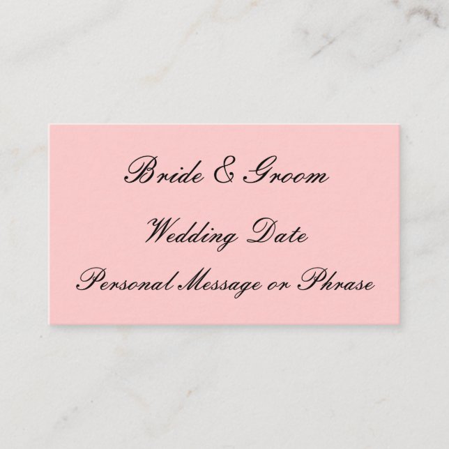 Inserção do Lembrete de Casamento para Convites ou (Frente)