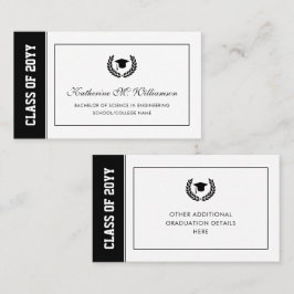 Inserção do Nome do Anúncio de Graduação Moderna