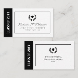 Inserção do Nome do Anúncio de Graduação Moderna