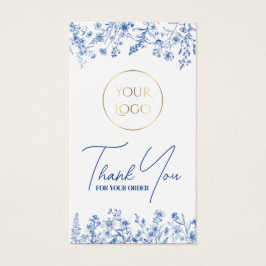 Inserção do pacote de flores azuis francesas